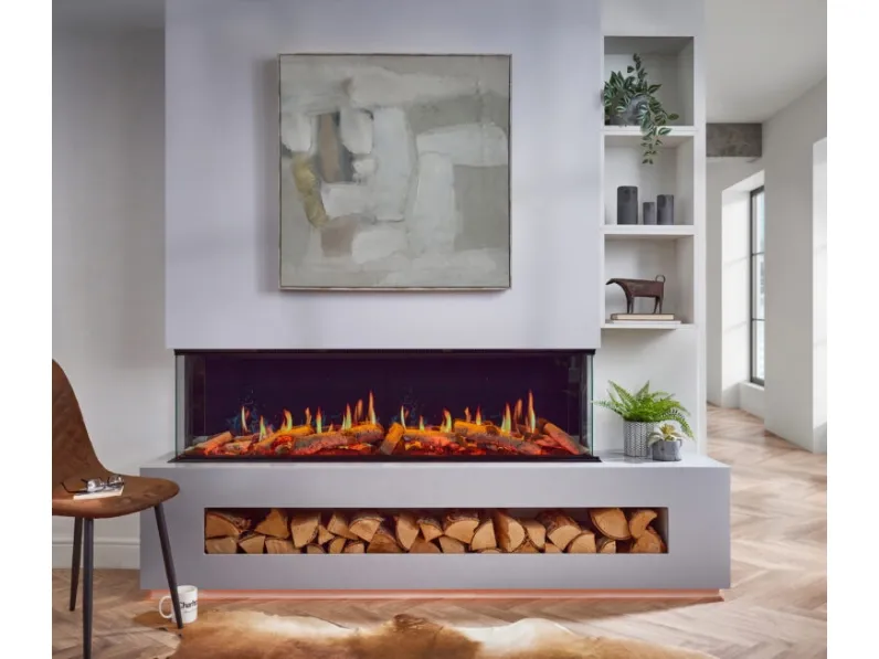 Camino elettrico a led Lhumi di Maisonfire