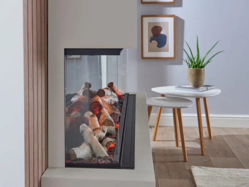 Camino elettrico a led Lhumi di Maisonfire