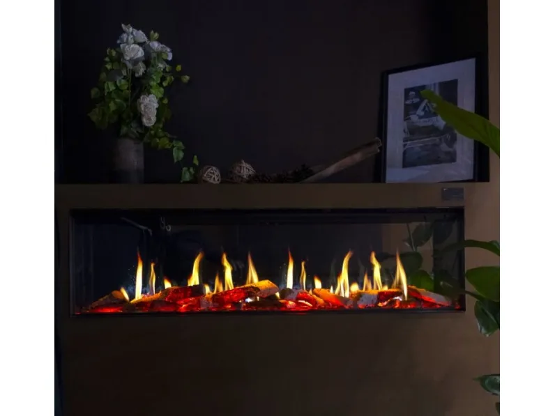 Camino elettrico a led Lhumi di Maisonfire