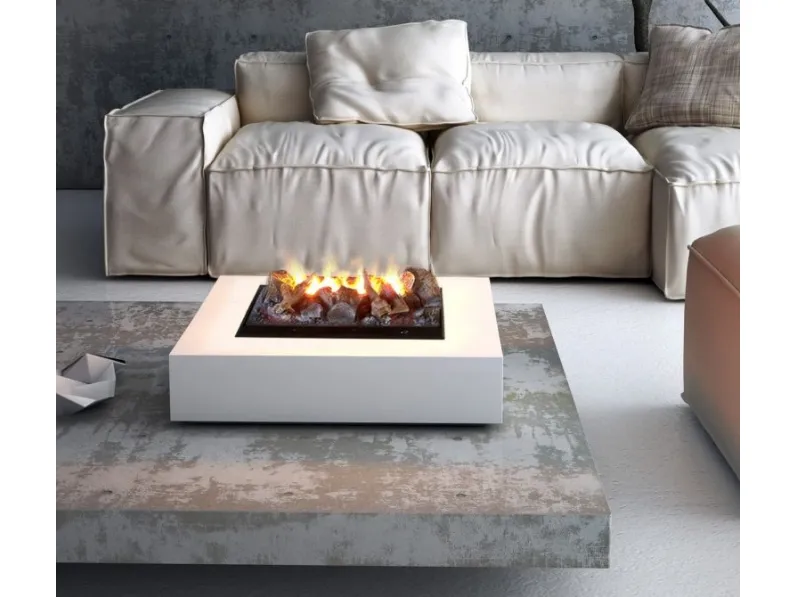 Camino elettrico ad acqua posizionabile anche all'esterno, Rigoletto Acqua di Maisonfire