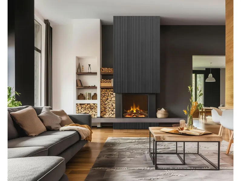 Camino elettrico a LED Velera di Maisonfire