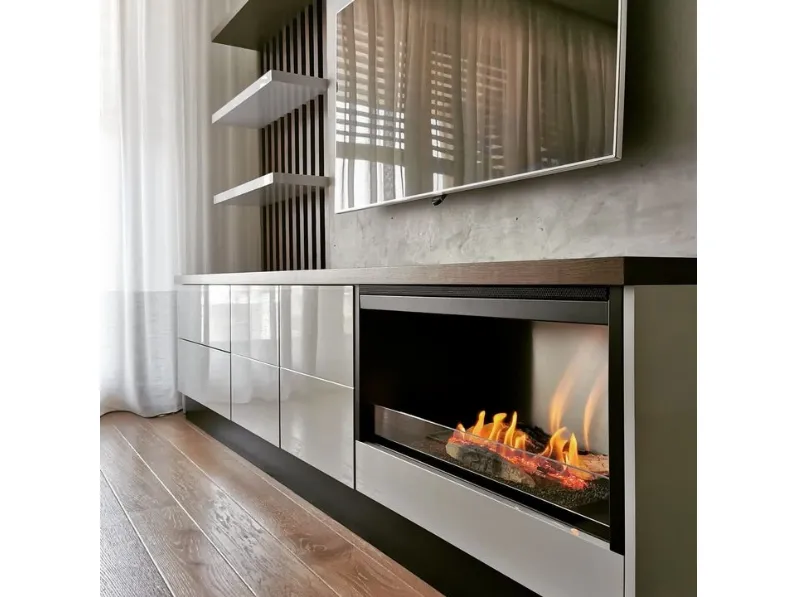 Caminetto a bioetanolo Fla4 03 di Planika