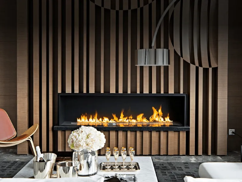 Caminetto a bioetanolo con alloggiamento Forma di Planika