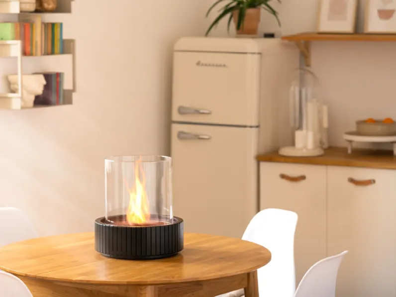 Caminetto da tavolo Lotus di Planika