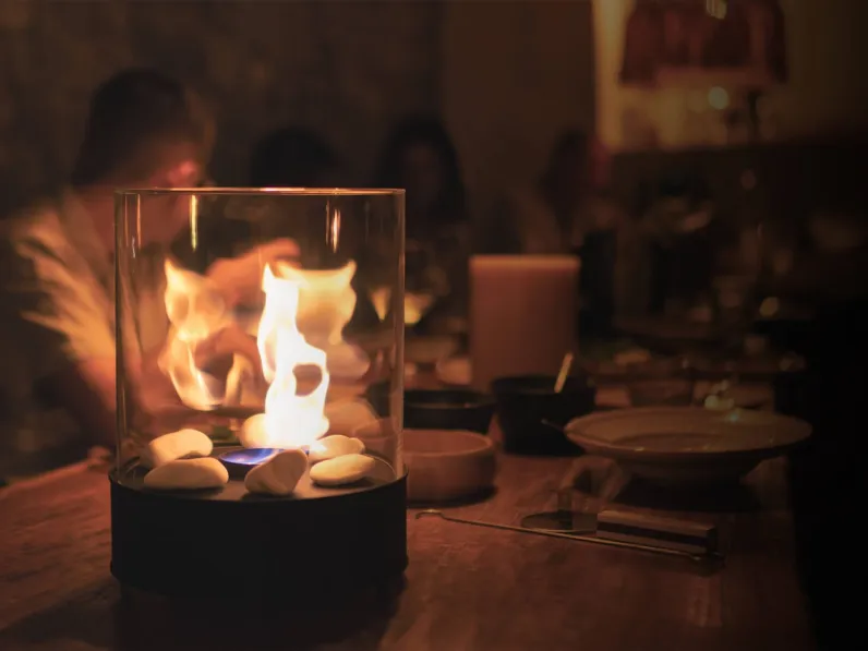 Caminetto da tavolo Chantico di Planika