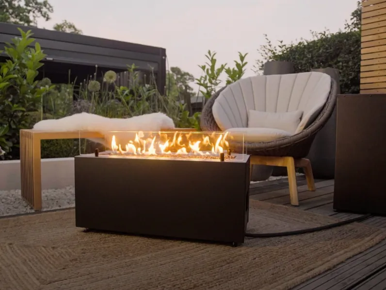 Caminetto a gas da esterno Rio di Planika