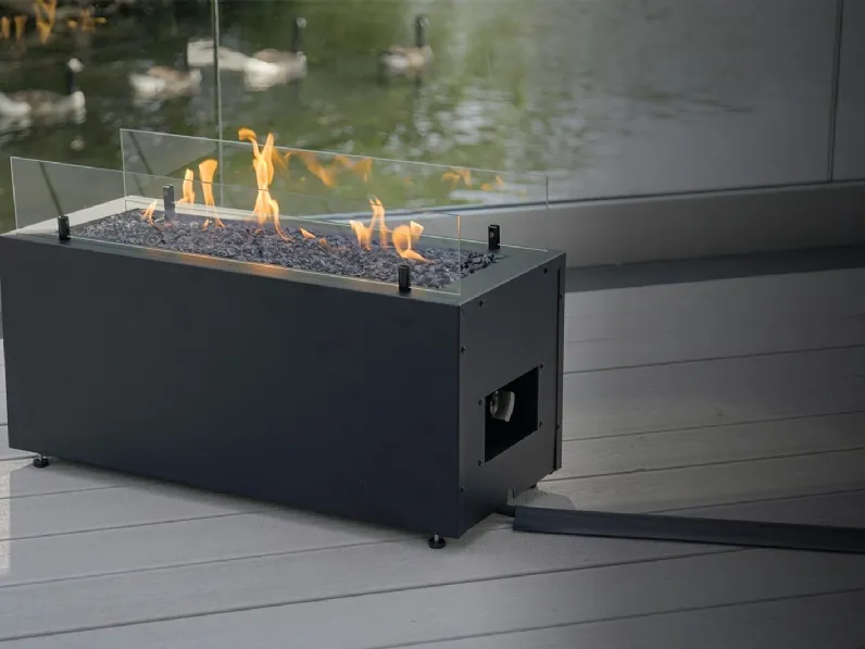 Caminetto a gas da esterno Rio di Planika