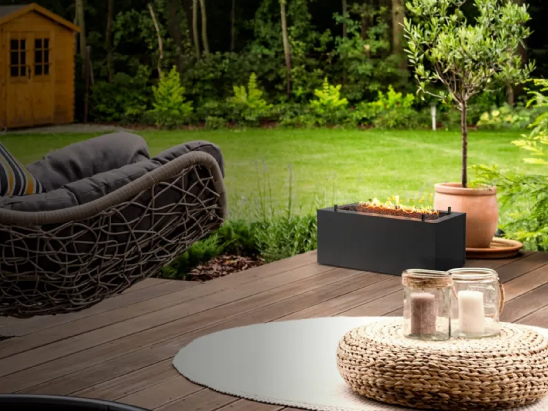 Caminetto a gas da esterno Rio di Planika