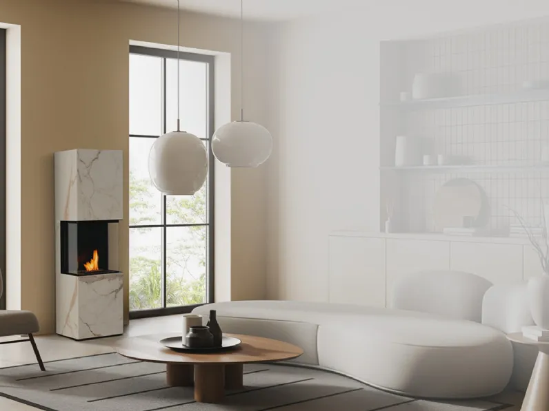 Caminetto a bioetanolo Rock Fireplace di Planika