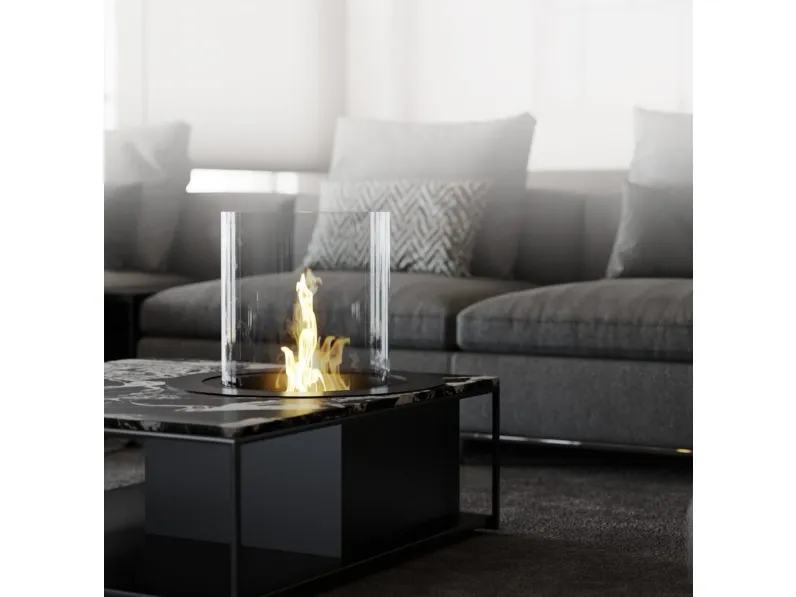 Caminetto a bioetanolo da incasso Rondo da tavolo di Planika