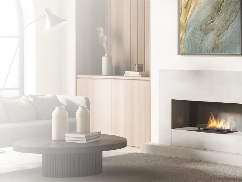 Caminetto a bioetanolo bruciatore ad inserto Senso Burner di Planika