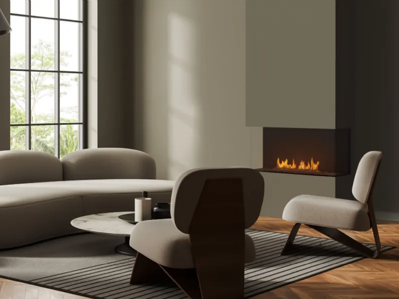 Caminetto a bioetanolo Stone Core di Planika