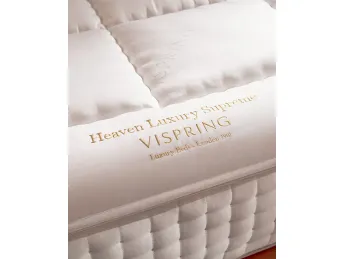 Il Topper Heaven Luxury Supreme di Vispring offre un comfort eccezionale e un design raffinato per i