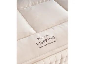 Il Topper Pillowtop di Vispring offre un comfort superiore per un riposo impeccabile.