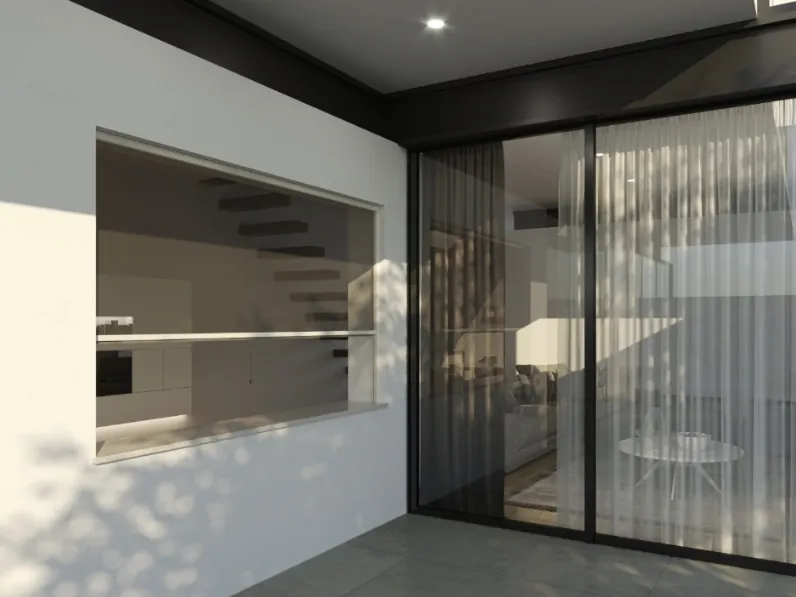 Zanzariera per finestre Estetika a scorrimento verticale di Bettio