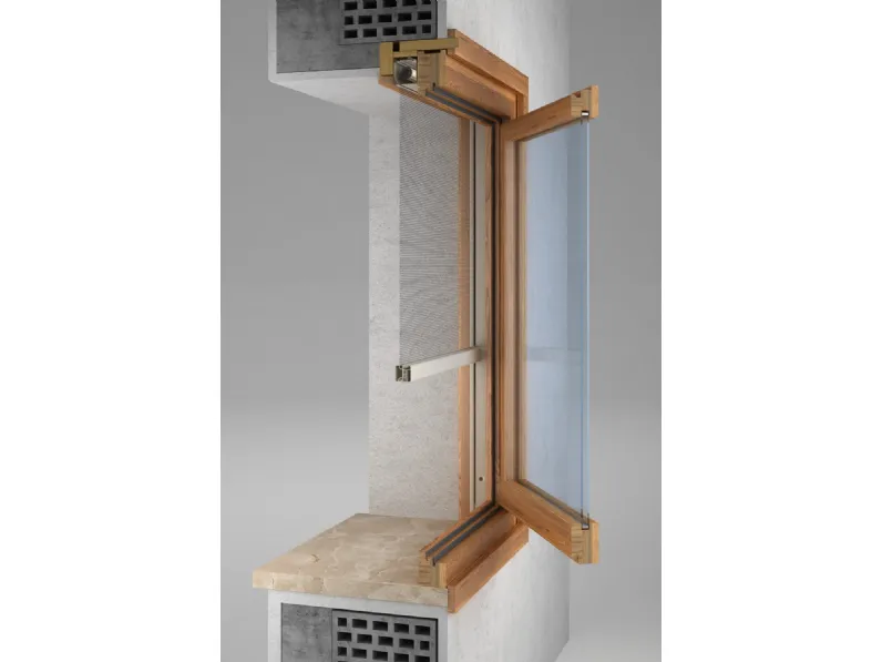 Zanzariera per finestre Estetika Incasso Motorizzata di Bettio