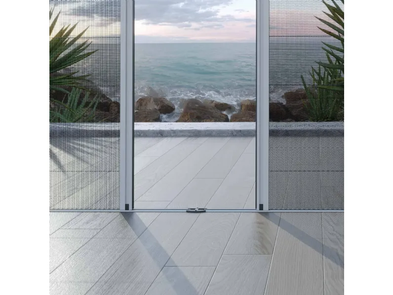 Zanzariera Plissettata laterale doppia con chiusura con magnete di Pronema