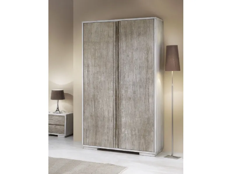 Armadio in legno a 2 ante battenti 3212-A di Zanini