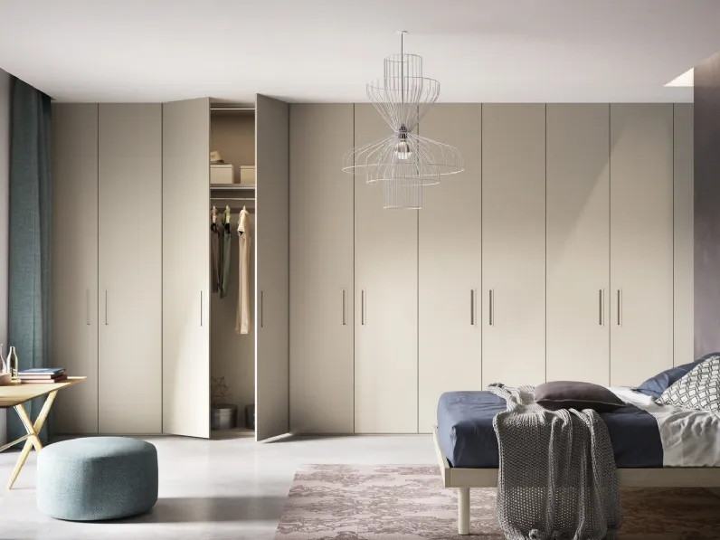 Armadio su misura con ante battenti 436 Corda di Ime Arredamenti