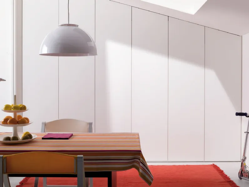 Armadio 442 Bianco per Mansarda di Ime Arredamenti