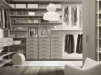 445 Cabina Armadio Rail System Olmo Grigio 