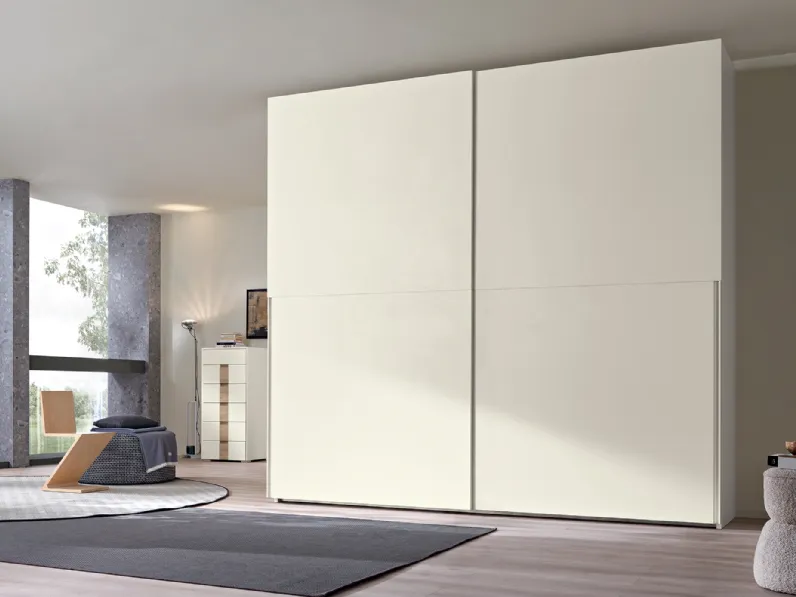 Armadio con ante scorrevoli Abaco 191 Zen di Gierre Mobili
