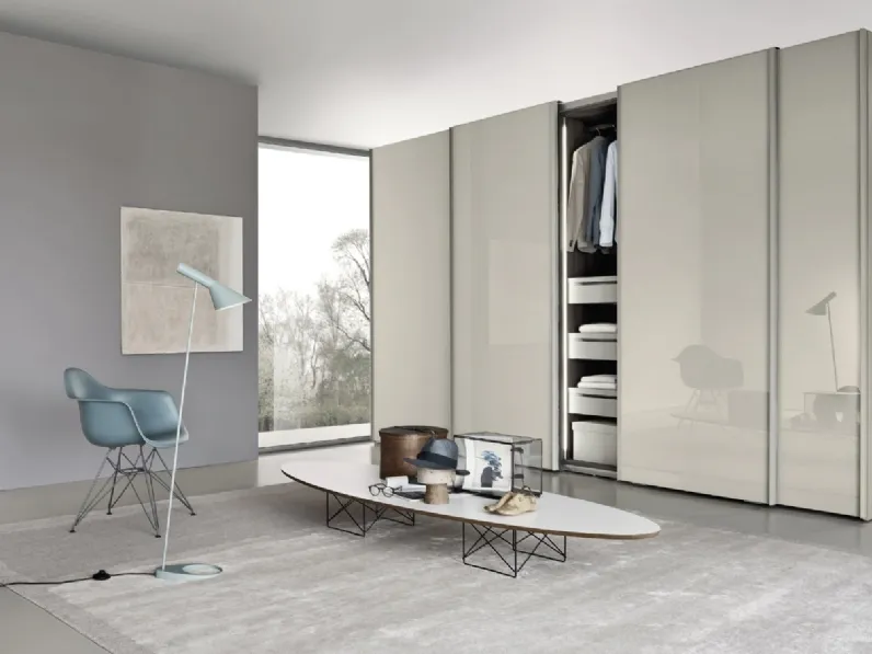 Armadio Ala Vetro Juta di Sangiacomo