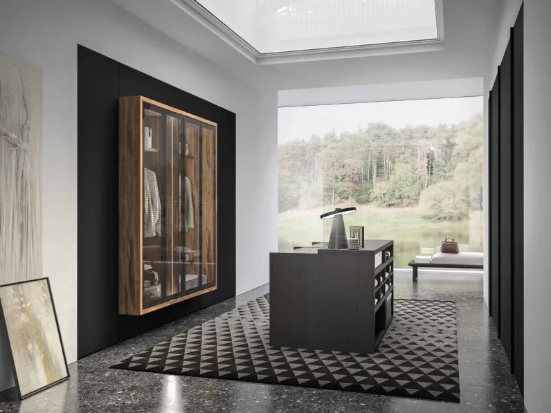 Armadio con ante in vetro Alcova Guardaroba di Tumidei