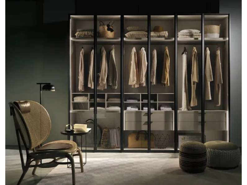 Armadio Alterna Battente City Glass di Zalf