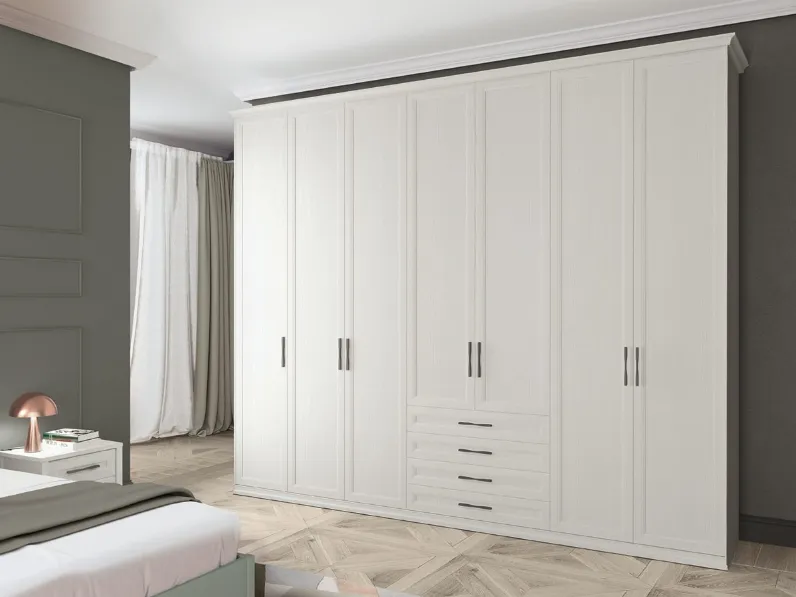 Armadio con ante battenti Arcadia AM010 di Colombini Casa