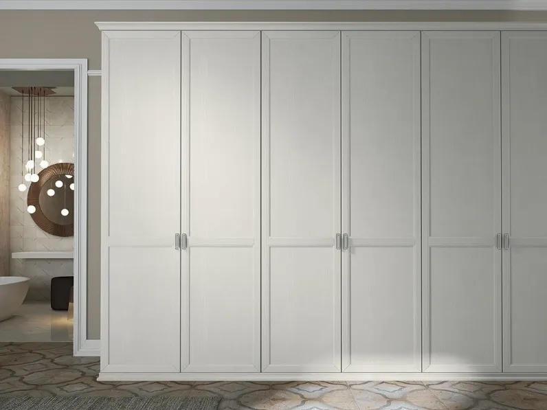 Armadio con ante battenti Arcadia AM211 in melaminico di Colombini Casa