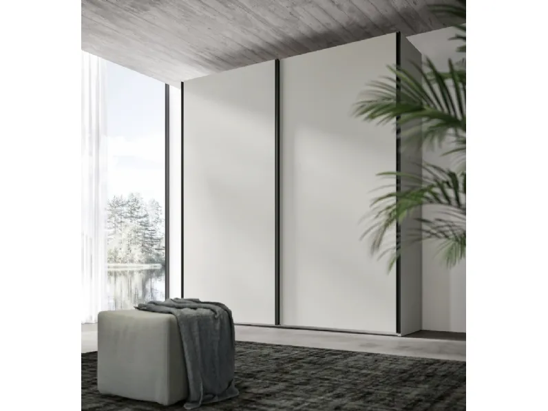 Armadio Ardecò Omega Grigio Londra di Spagnol Mobili