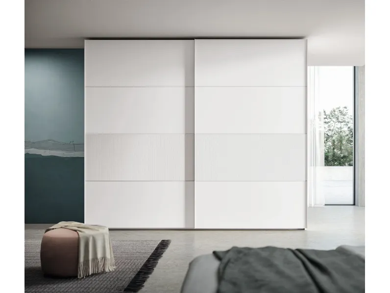 Armadio Ardecò Window Neve di Spagnol Mobili