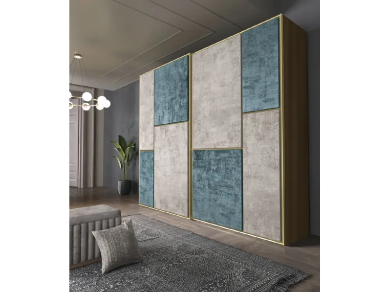 Armadio Ares rivestito in Tessuto di Adriatica