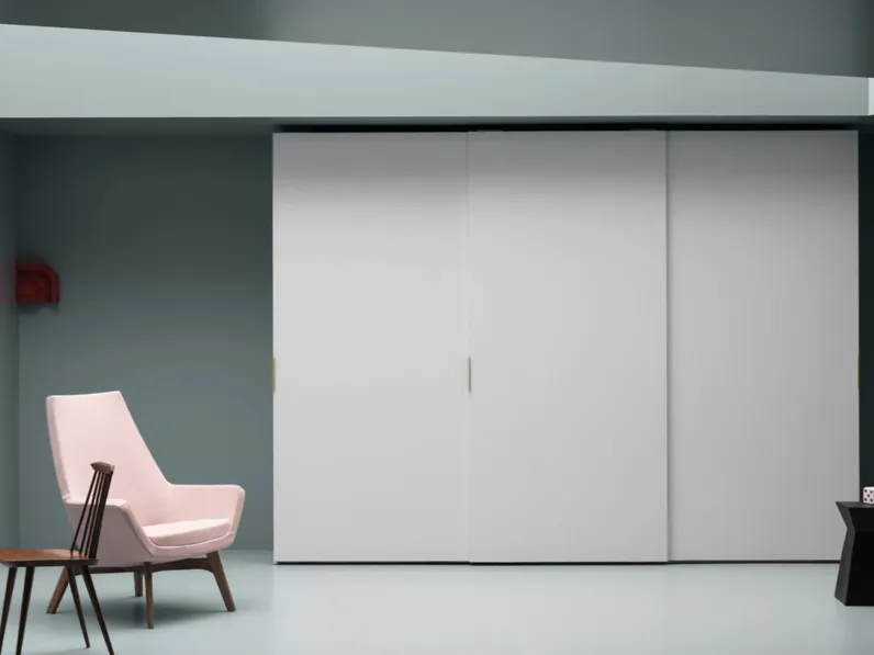 Armadio con ante scorrevoli Aria Simple di Kristalia