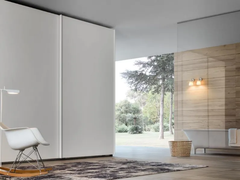 Armadio Arizona con ante scorrevoli laccato opaco di Giellesse