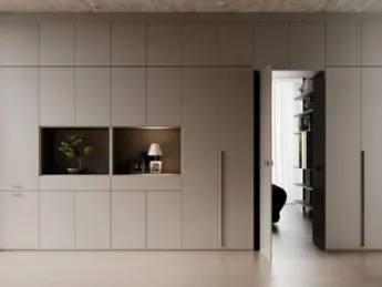 Armadio a ponte con porta