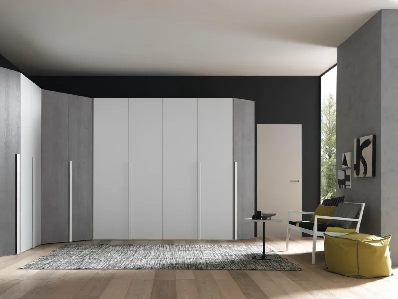 Armadio Angolare 05 con ante battenti di Felver