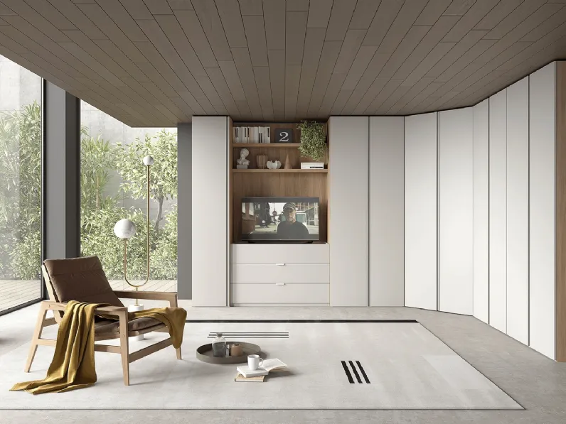 Armadio Angolare 06 con ante battenti di Felver