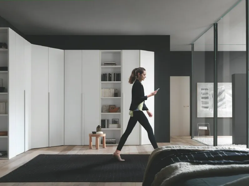 Armadio Angolare 09 con ante battenti di Felver