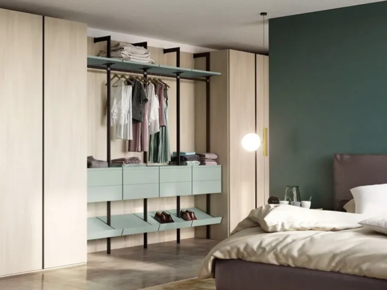 Armadio Battente con maniglia Line di Foresi Mobili