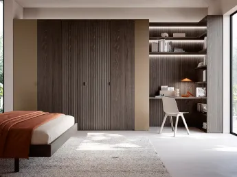L'armadio cannettato di Scandola unisce design e funzionalità.