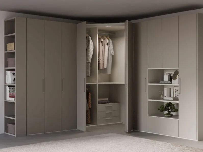 Armadio Night 56 con cabina angolare di Nardi Interni