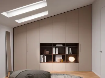 Armadio Mansardato con vani a giorno