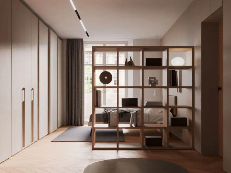 Armadio Night 31 Mix Scorrevole e Battente di Nardi Interni