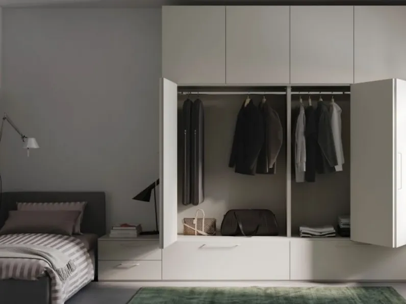 Armadio con ante a soffietto Night 09 di Nardi Interni