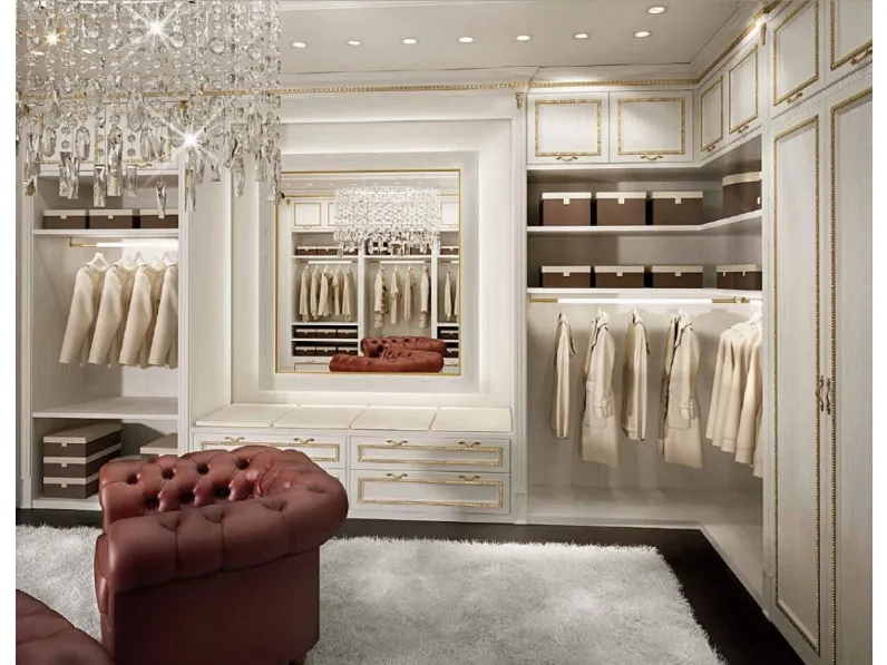 Cabina Armadio Stile Classico 01 di Arte Brotto