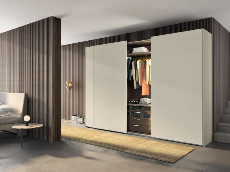 Armadio Artes con ante scorrevoli 02 di Zanotti Mobili