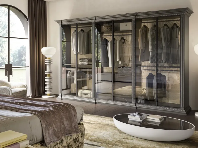 Armadio Atelier 2093 con ante in vetro di Andrea Fanfani