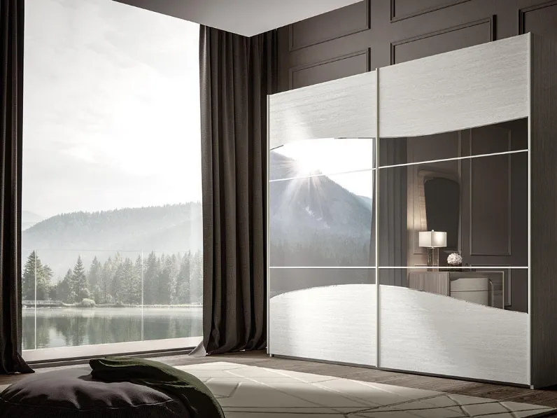 Armadio con ante scorrevoli Aurora di Dal Cin